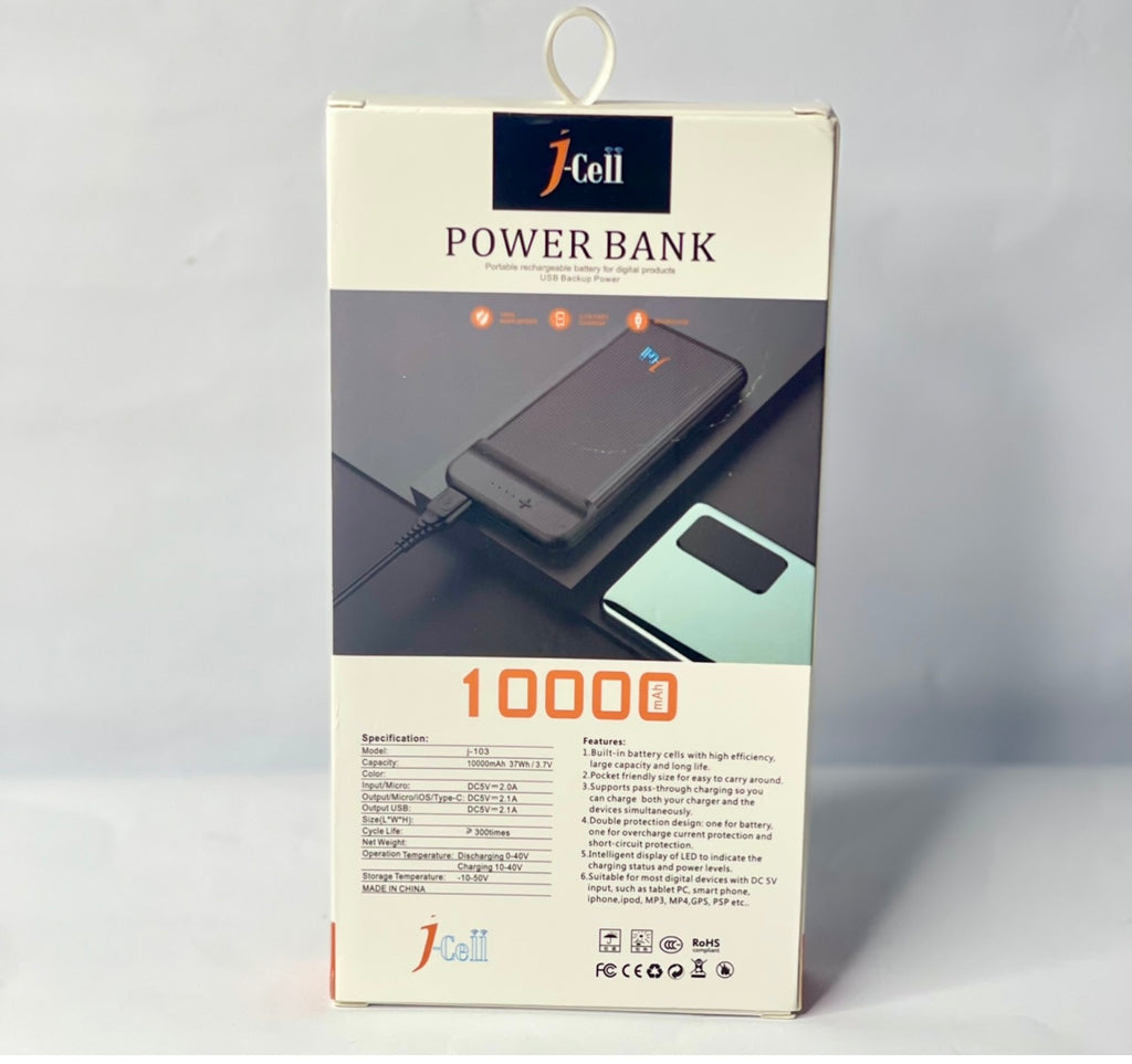 J-CELL POWER BANK MODEL J-103