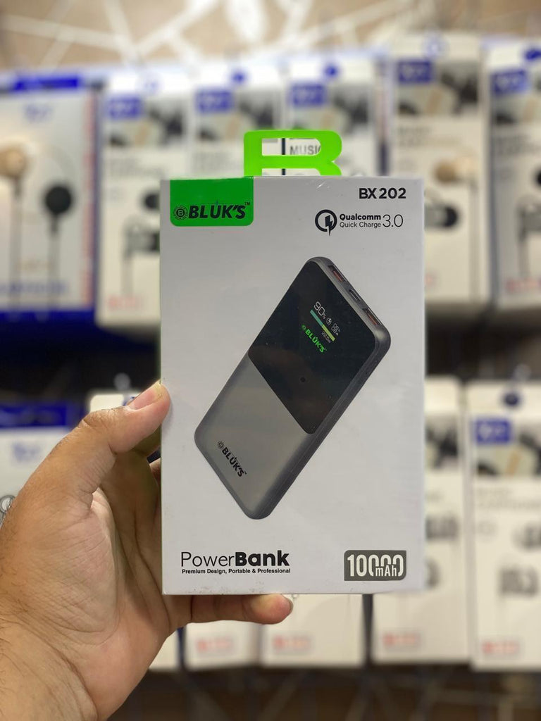 Power Bank - Charge 3 Devices On-the-Go! 10,000mAh, 2 USB-C & 1 USB-A Ports, Pack of 1