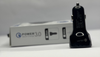 Product Title: 55W Quick Charger – Dual USB + PD Car Charger